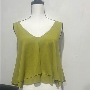 Zara Green Blouse Elegant and Versatile